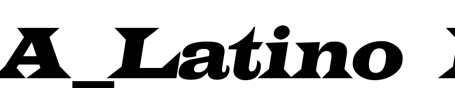 A_Latino Exp Italic Scarica Caratteri Gratis