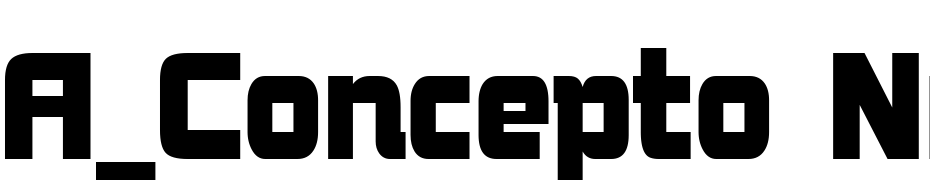A_Concepto Nr Bold Font Download Free