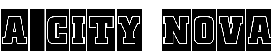 A_City Nova Ttl Cm Gr Font Download Free