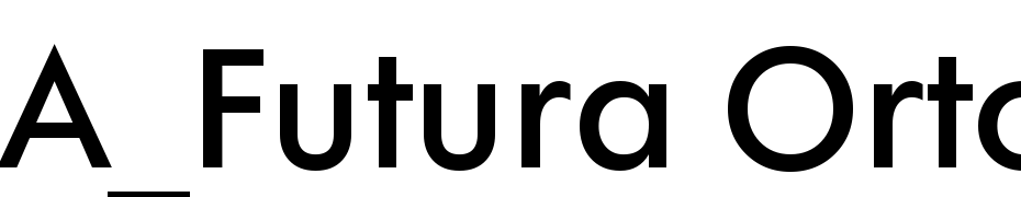 A_Futura Orto Lt Bold Polices Telecharger