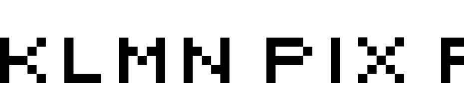 KLMN Pix F03 Schrift Herunterladen Kostenlos