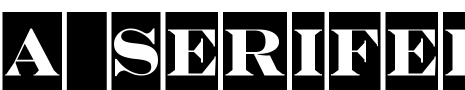 A_Serifer Titul Cm Font Download Free