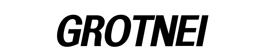 A_Grotic Nr Extra Bold Italic Font Download Free