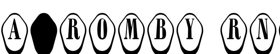 A_Romby Rnd Otl Dn3D Font Download Free