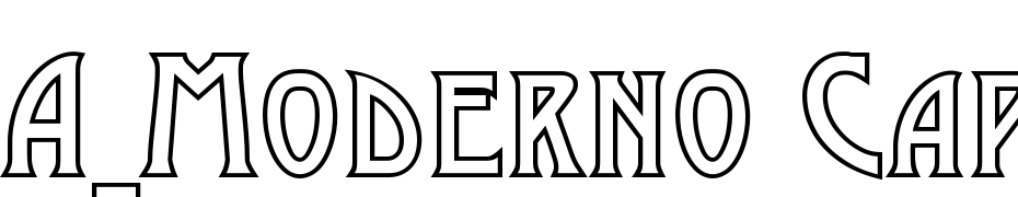 A_Moderno Caps Otl Font Download Free
