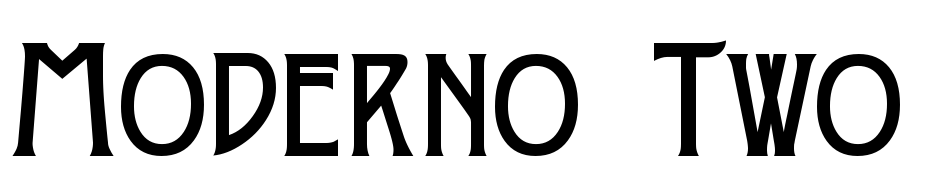 Moderno Two Font Download Free
