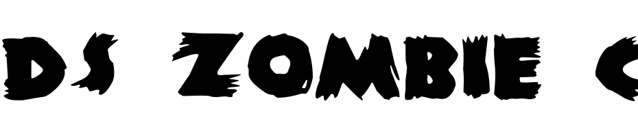 DS Zombie Cyr Font Download Free
