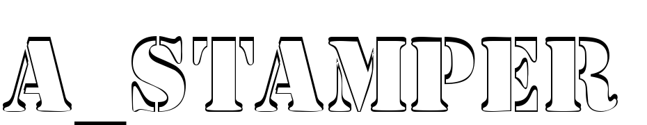 A_Stamper Sh Polices Telecharger