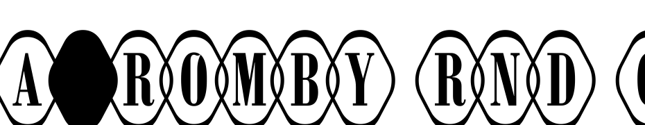 A_Romby Rnd Otl Ovl Font Download Free
