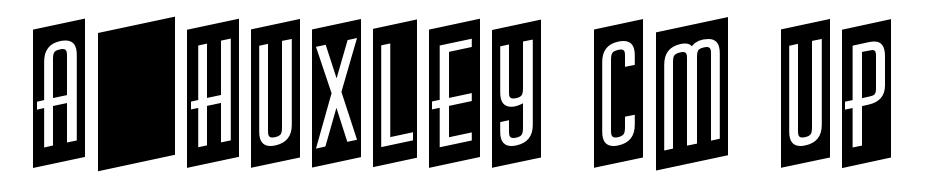 A_Huxley Cm Up Font Download Free