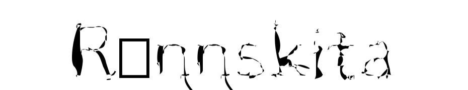 R&auml;nnskita Font Download Free