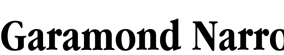 Garamond Narrow Bold Font Download Free