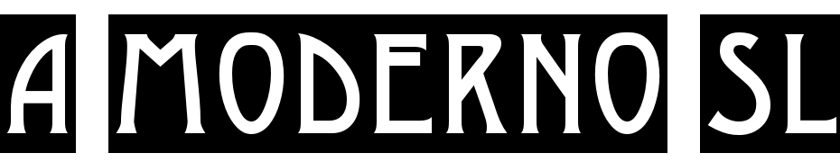A_Moderno Sl Font Download Free