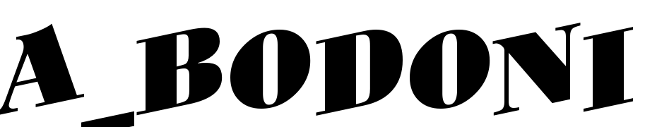A_Bodoni Orto Titul Sp Up Black Schrift Herunterladen Kostenlos