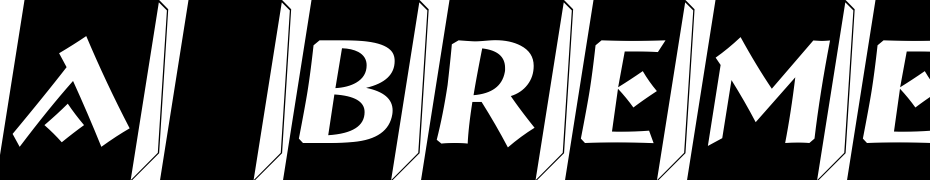 A_Bremen Cm3D Font Download Free