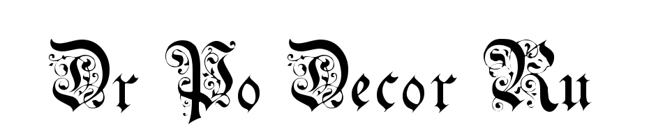 Dr Po Decor Ru Font Download Free