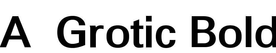 A_Grotic Bold Font Download Free