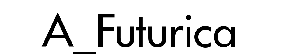 A_Futurica Yazı tipi ücretsiz indir