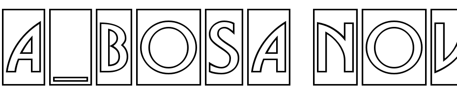 A_Bosa Nova Cm Otl Font Download Free