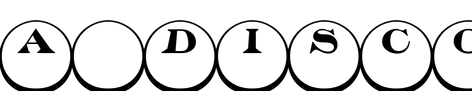 A_Disco Serif Dn3D Font Download Free