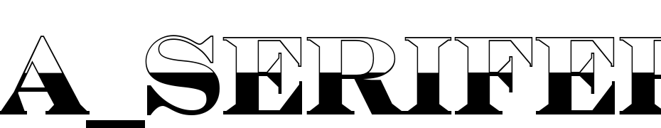 A_Serifer Titul B&W Bold Fuente Descargar Gratis