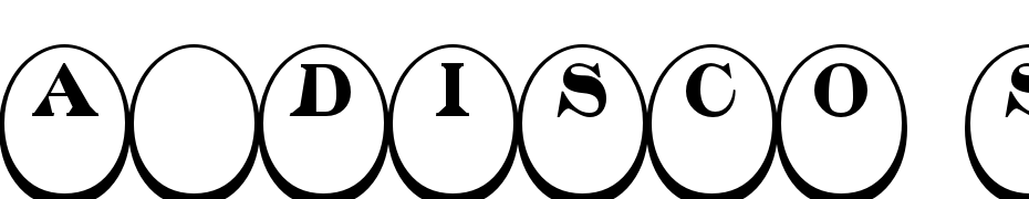 A_Disco Serif Dn3DNr Font Download Free