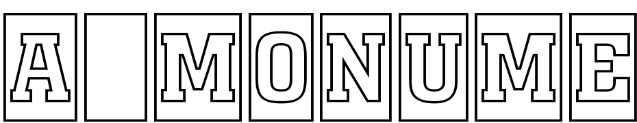 A_Monumento Ttl Cm Otl Font Download Free