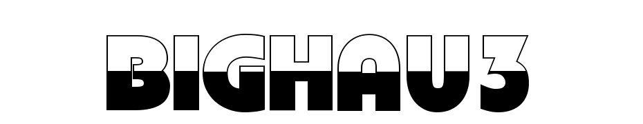 A_Bighaus Titul B&W Schrift Herunterladen Kostenlos
