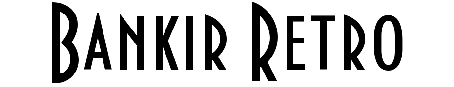 Bankir Retro cкачати шрифт безкоштовно