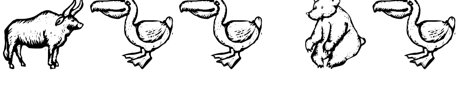 Zoo Woodcuts M Font Download Free