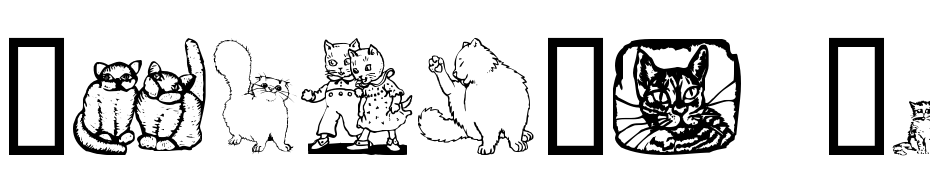 Karen's Kitties cкачати шрифт безкоштовно