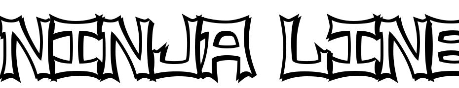 Ninja Line Font Download Free