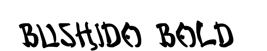 Bushido Bold Leftalic Font Download Free