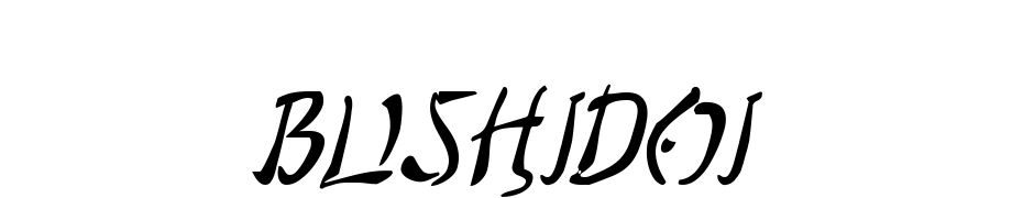 Bushido Italic Scarica Caratteri Gratis