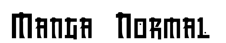 Manga Normal Font Download Free