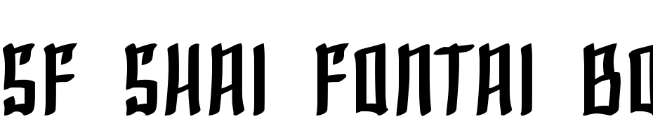 SF Shai Fontai Bold Yazı tipi ücretsiz indir