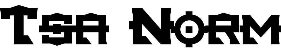 Tsa Normal Font Download Free