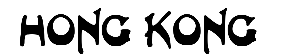 Hong Kong cкачати шрифт безкоштовно