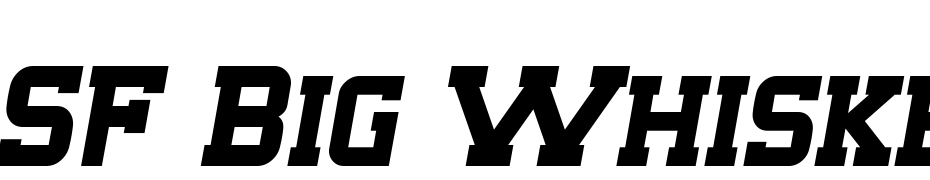 SF Big Whiskey SC Bold Font Download Free