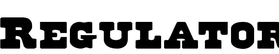 Regulators Expanded Font Download Free