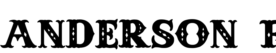 Anderson Four Feather Falls Font Download Free
