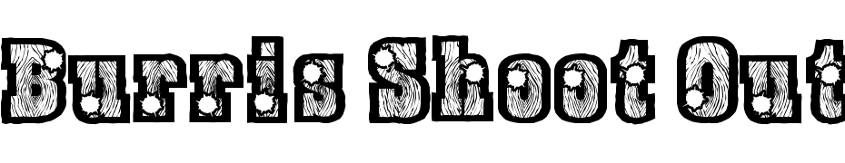 Burris Shoot Out Font Download Free