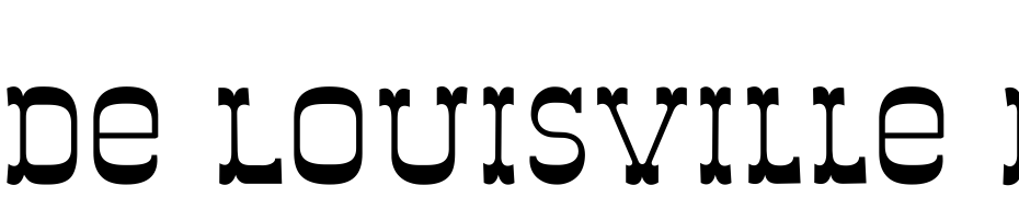 De Louisville Bold Font Download Free