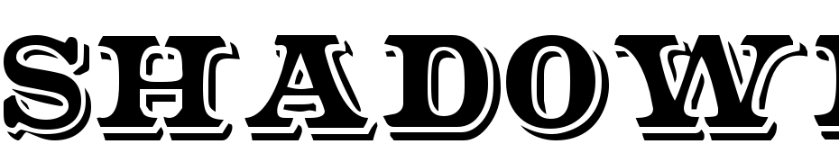 Shadowed Serif Font Download Free