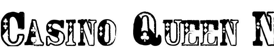 Casino Queen Normal Font Download Free