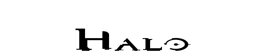 Halo Regular Schrift Herunterladen Kostenlos