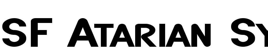 SF Atarian System Extended Bold Font Download Free