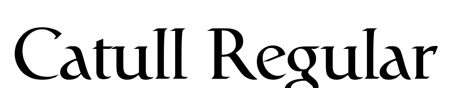 Catull Regular Font Download Free