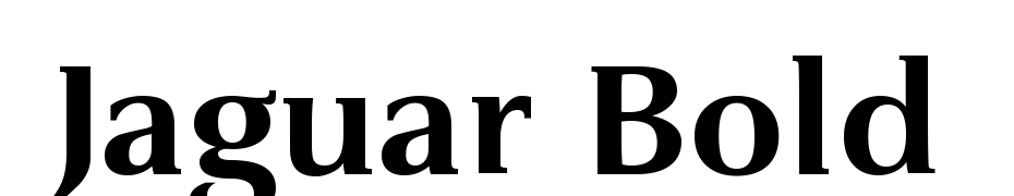 Jaguar JC Bold Font Download Free