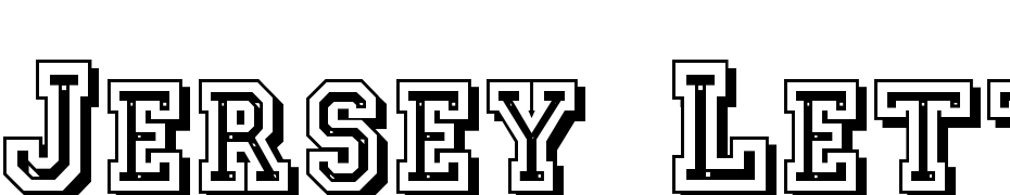 Jersey Letters Font Download Free